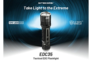 Nitecore EDC35 Tactical Flashlight: Power and Innovation at Your Fingertips