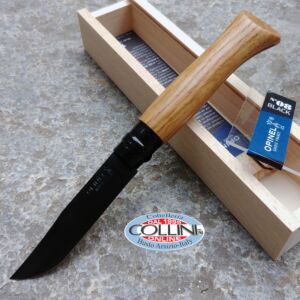 Opinel - 8 Edelstahl - Black Edition in Eiche - 002172 - Messer