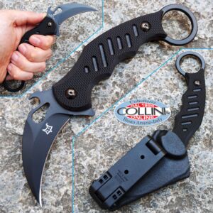Fox - Fixed Blade Karambit - G10 Black - FX-598 - Messer