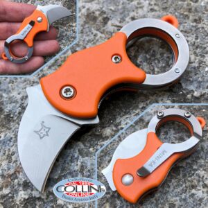 Fox - Mini-Ka - Orange Nylon - Sandblasted - FX-535O - Karambitmesser