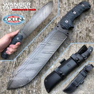 Wander Tactical - Godfather knife - Black Blood & Black Micarta - Messer
