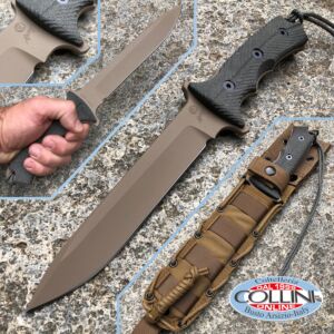 Chris Reeve - Green Beret 7" knife Dark Earth by W. Harsey - 2017 Version - coltello