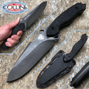 Hydra Armaments - Hecate Messer taktisch dunkel gewaschen - Handwerksmesser