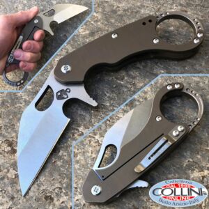 Medford Knife and Tools - Burung Karambit knife - Gray Titanium Handle - Messer