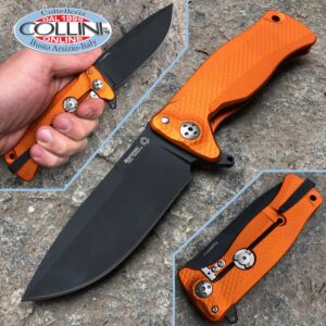 Lionsteel - SR-11 - PVD Alluminio Orange knife - SR11AOB - Messer