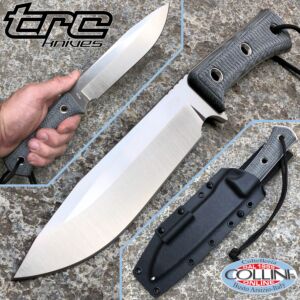 TRC Knives - Apocalypse Knife - Elmax & Black Canvas Micarta - Messer
