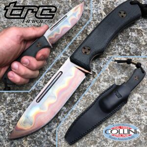 TRC Knives - K-1s Sprint Run - RWL34 & Black Canvas Micarta - Messer