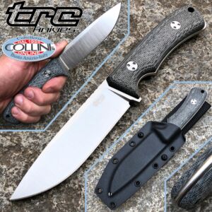 TRC Knives - South Pole Knife - Elmax & Black Canvas Micarta - Messer