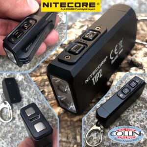 Nitecore - TIP2 - Wiederaufladbarer USB-Schlüsselbund - 720 Lumen und 93 Meter - Led-Taschenlampe