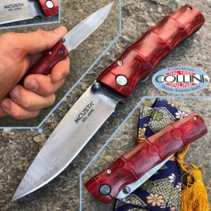 Mcusta - Take knife VG10 Damascus - Shinra Serie - Stamina Wood - MC-0075D - messer