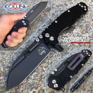 Wander Tactical - Hurricane Black Folder knife III Generation - Schwarzes Aluminium - Klappmesser