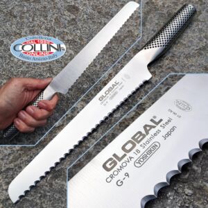 Globale Messer - G9 - Brotmesser 22cm - Küchenmesser - Brotmesser