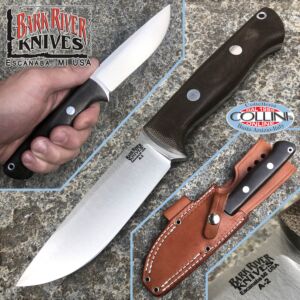 Bark River - Bravo 1 Field knife - A2 Steel - Green Canvas - BA07112MGC - messer