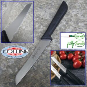 Sanelli - Jolly - Tomatenmesser 12cm - 3342.12.N - Mikrozahnung - Küchenmesser
