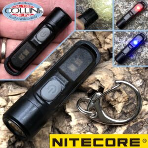 Nitecore - TIKI LE - Wiederaufladbarer USB + Rot / Blauer Schlüsselbund - 300 Lumen und 71 Meter - Led-Taschenlampe