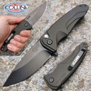 Medford Knife and Tools - Smooth Criminal Flipper - PVD Blade & Black Aluminum - messer