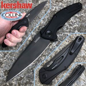Kershaw - Bareknuckle Blackout Flipper Folder - 20CV Sprint Run - 7777BLK - Messer
