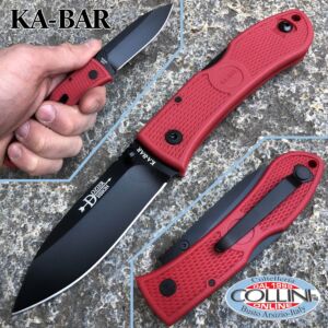 Ka-Bar - Dozier Folding Hunter Messer 4062RD - Red Zytel Griff - Messer