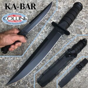 Ka-Bar - Modifiziertes Tanto-Messer mit fester Klinge - 1266 - Kydex-Scheide - Messer
