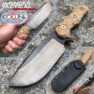 Wander Tactical - Lynx Messer - Row & Micarta Desert - Custom Messer