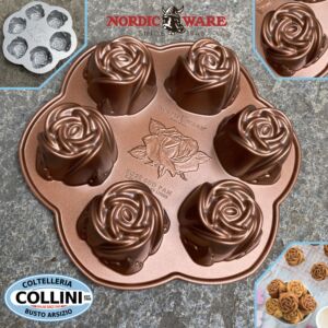 Nordic Ware - Rosenblütenform - 6 Portionen
