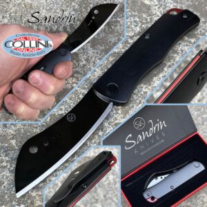 Sandrin knives - Lanzo SK-2 Messer - Wolframkarbid Klinge - DLC schwarze Beschichtung - Messer
