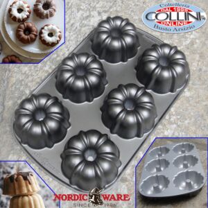 Nordic Ware - Classic Bundtlette Kuchenform 6 Portionen - Kuchenform