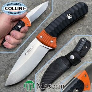 Maserin - SAX Messer - G10 Schwarz / Orange - 975 / LG10NA - Messer