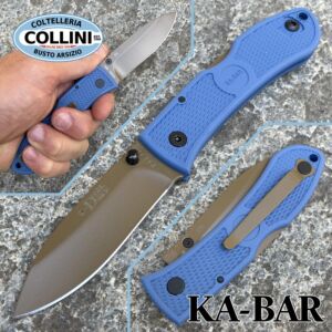 Ka-Bar - Dozier Folding Hunter Messer 4062D2 - Coyote Blue Zytel Griff - Messer