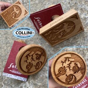 Folkroll - Gravierter Keksstempel aus Holz - Verschiedene Designs