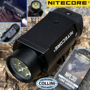 Nitecore - NPL30 Weapon Light 1200 Lumen und 113 Meter - LED-Taschenlampe für Waffe