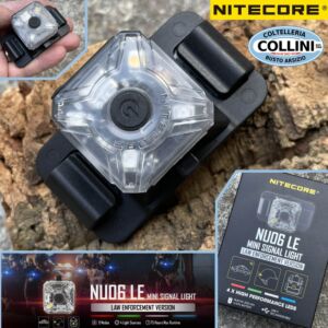 Nitecore - NU06 LE - Mini-Signal-Stirnlampe - USB wiederaufladbar - RGB-Signallampe