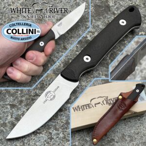 White River Knife & Tool - Kleinwildmesser - Micarta SCHWARZ - WRSG - Messer