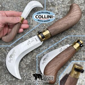 Antonini knives - Old Bear - Roncola 17cm Walnuss - 9747 / 17LN - Messer