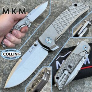 MKM - Maximo Flipper Messer Design von Bob Terzuola - Titanium - MK-MM-T - Messer