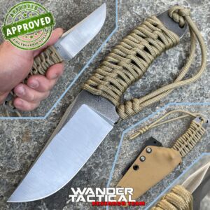 Wander Tactical - Prototyp - PRIVATE KOLLEKTION - SanMai V-Toku2 & Desert Paracord - Custom Messer