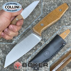 Böker - Daily Knives AK1 Reverse Tanto Mustard Micarta - 123502 - Messer