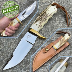 Buck Custom - Hirschhorn Jagd feststehende Klinge - PRIVATE COLLECTION - Messer