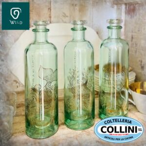 WILD BOTTLE - Flasche aus recyceltem Glas - WILD MANDALA 700ml.
