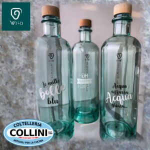 WILD BOTTLE - Recycling-Glasflasche - MOOD Line - NEWS -700ml.