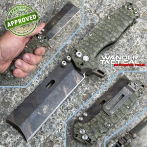 Wander Tactical - Franken Folder - Black Blood Razor & Micarta - Limited Edition - PRIVATE COLLECTION - Messer