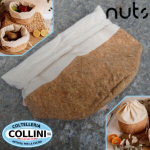 NUTS - Beige Kork und Baumwolle Brottaschen-Körbe