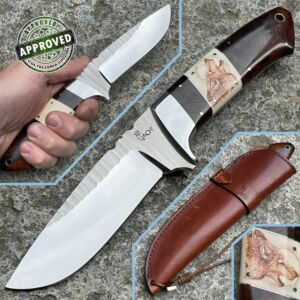 Francesco Pachì - Winnebago Custom Knife - Eisenholz und fossiles Elfenbein - PRIVATE SAMMLUNG