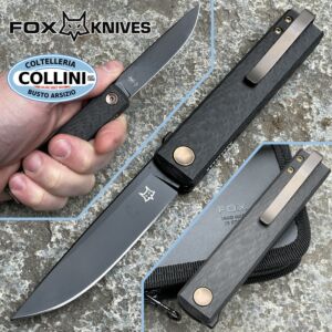 Fox - Chnops by Gobbato - FX-543ALB - M390 und Kohlefaser - Messer