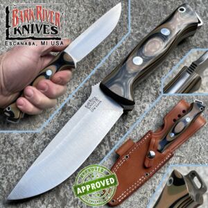 Bark River - Bravo 1 Field Knife - Mil-Spec - Camo G-10 - PRIVATE COLLECTION - Messer