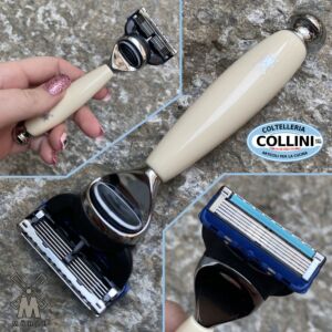 Muhle - Rasiermesser für Gillette Fusion Rasierklingen - Elfenbein - R337F
