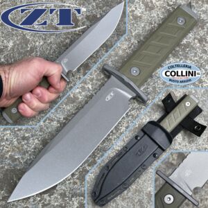 Zero Tolerance - ZT0006 - CPM-3V - OD Green G10 - Messer mit feststehender Klinge, einschneidig, Made in the USA