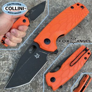 Fox - Core Tanto Messer von Vox - FX-612ORB - Top Shield schwarz - Orange - Messer