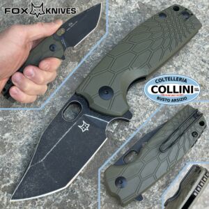 Fox - Core Tanto Messer von Vox - FX-612ODB - Top Shield schwarz - Grün - Messer
