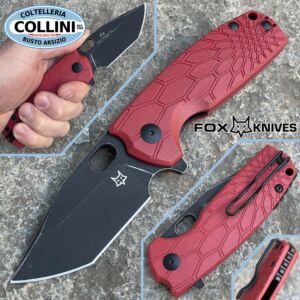 Fox - Core Tanto knife by Vox - FX-612RB - Top Shield black - Red - coltello